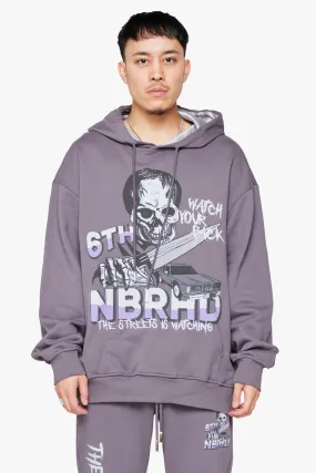 6th NBRHD APOCOLYPSE HOODIE AND STACKED PANTS (GREY)