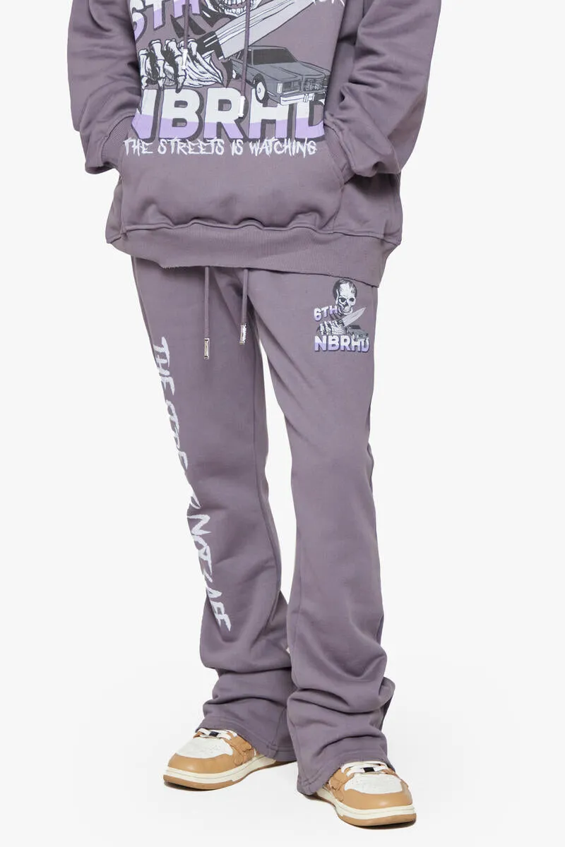 6th NBRHD APOCOLYPSE HOODIE AND STACKED PANTS (GREY)