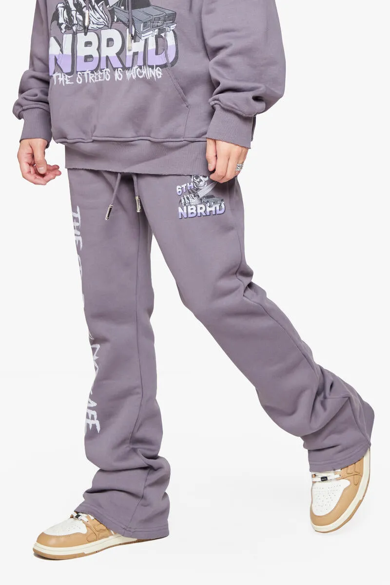 6th NBRHD APOCOLYPSE HOODIE AND STACKED PANTS (GREY)