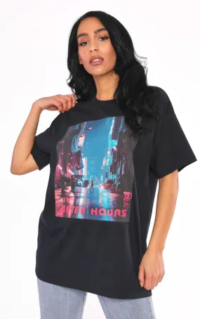 After Hours Black T-Shirt