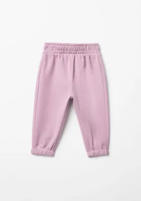 Baby Girl Basic Jogs Mauve - Mauve