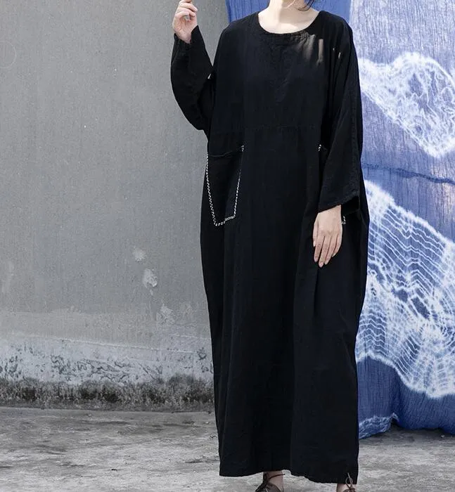 Black Women Dresses Casual Loose Women Dresses SSM97215