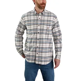 Carhartt 105432 Men's Rugged Flex Relaxed Fit Midweight Flannel Long-S