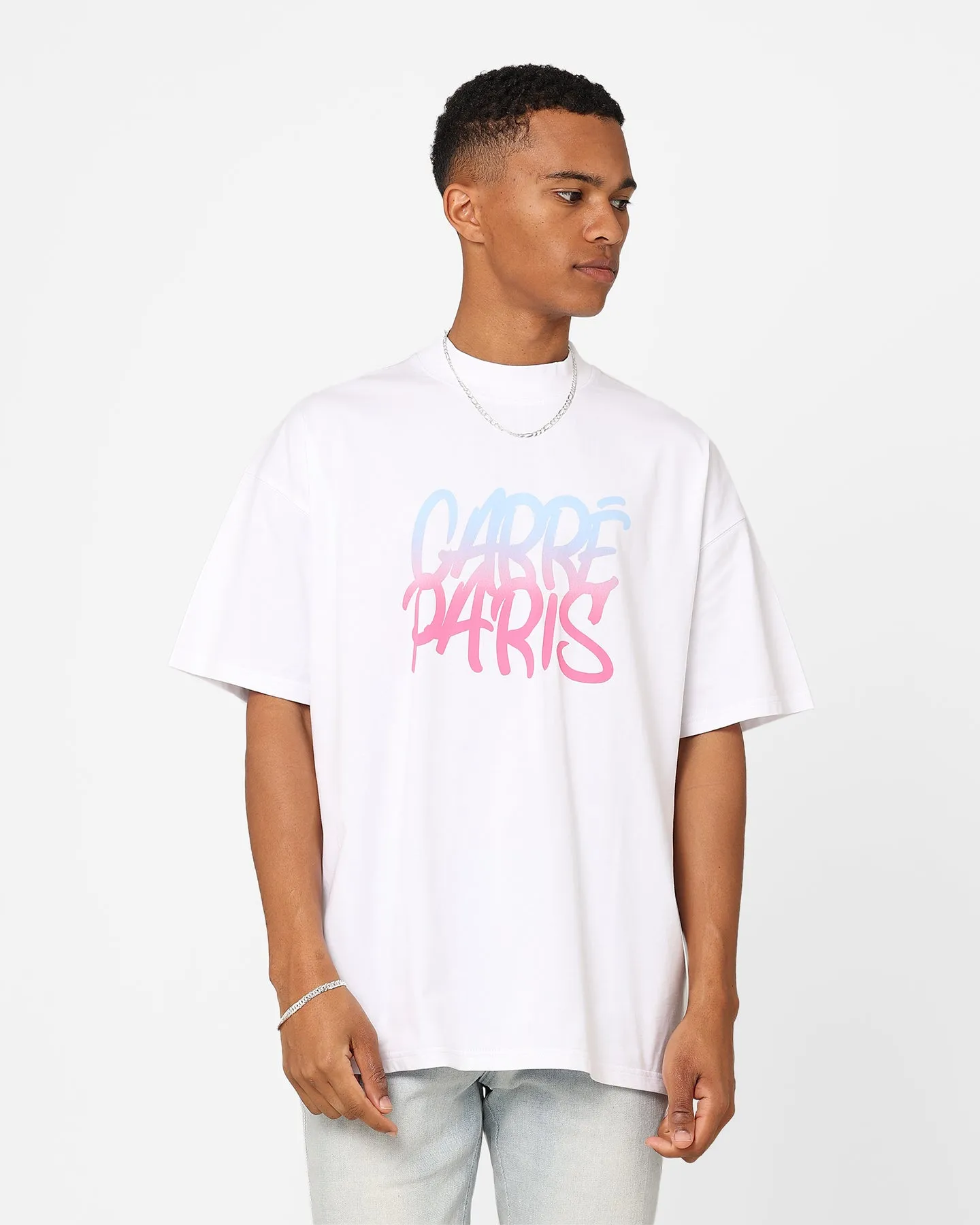 Carre Slap Oversized T-Shirt White