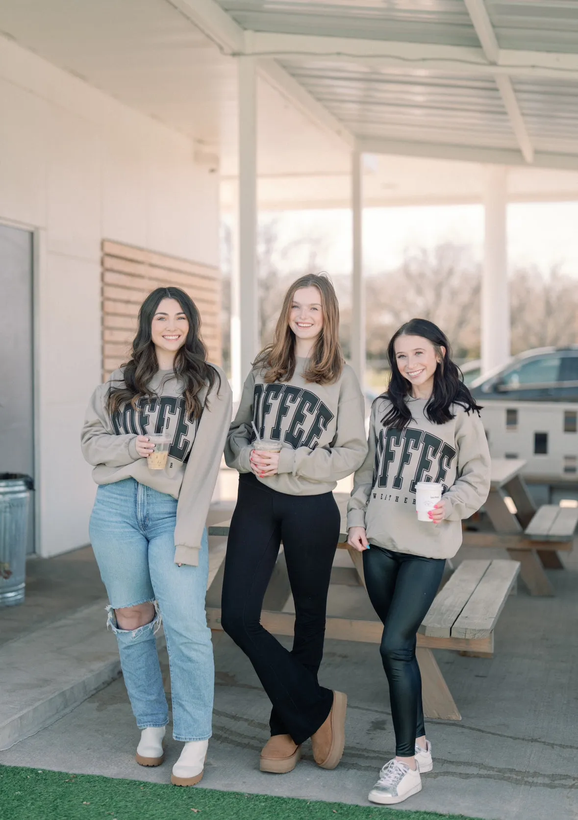 Coffee Weather Graphic Crewneck