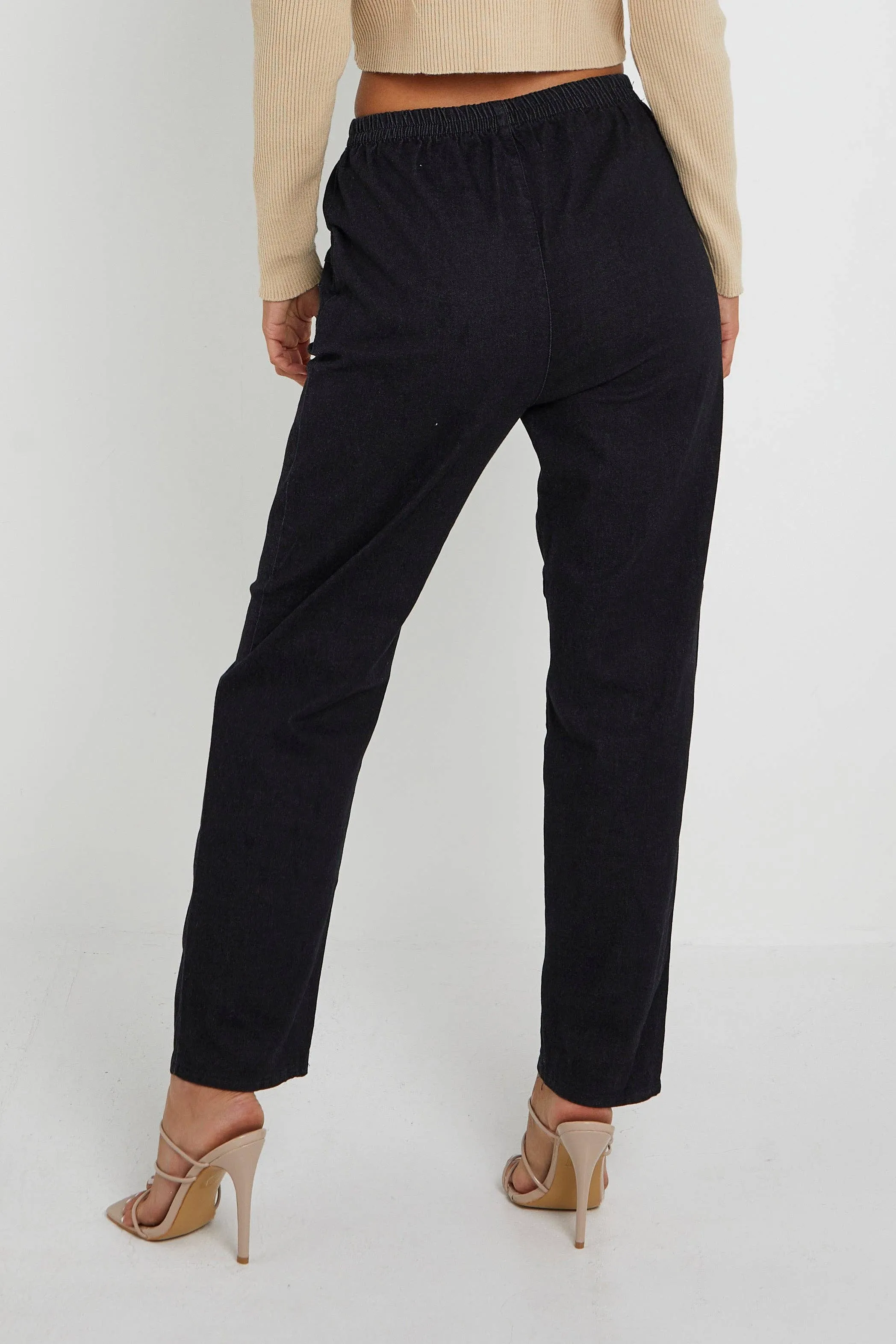 Curve Stretch Denim Trousers