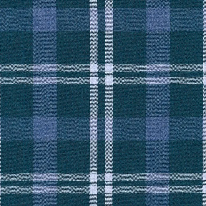 Dark Navy | Lisbon Brushed Plaid Melange | Robert Kaufman