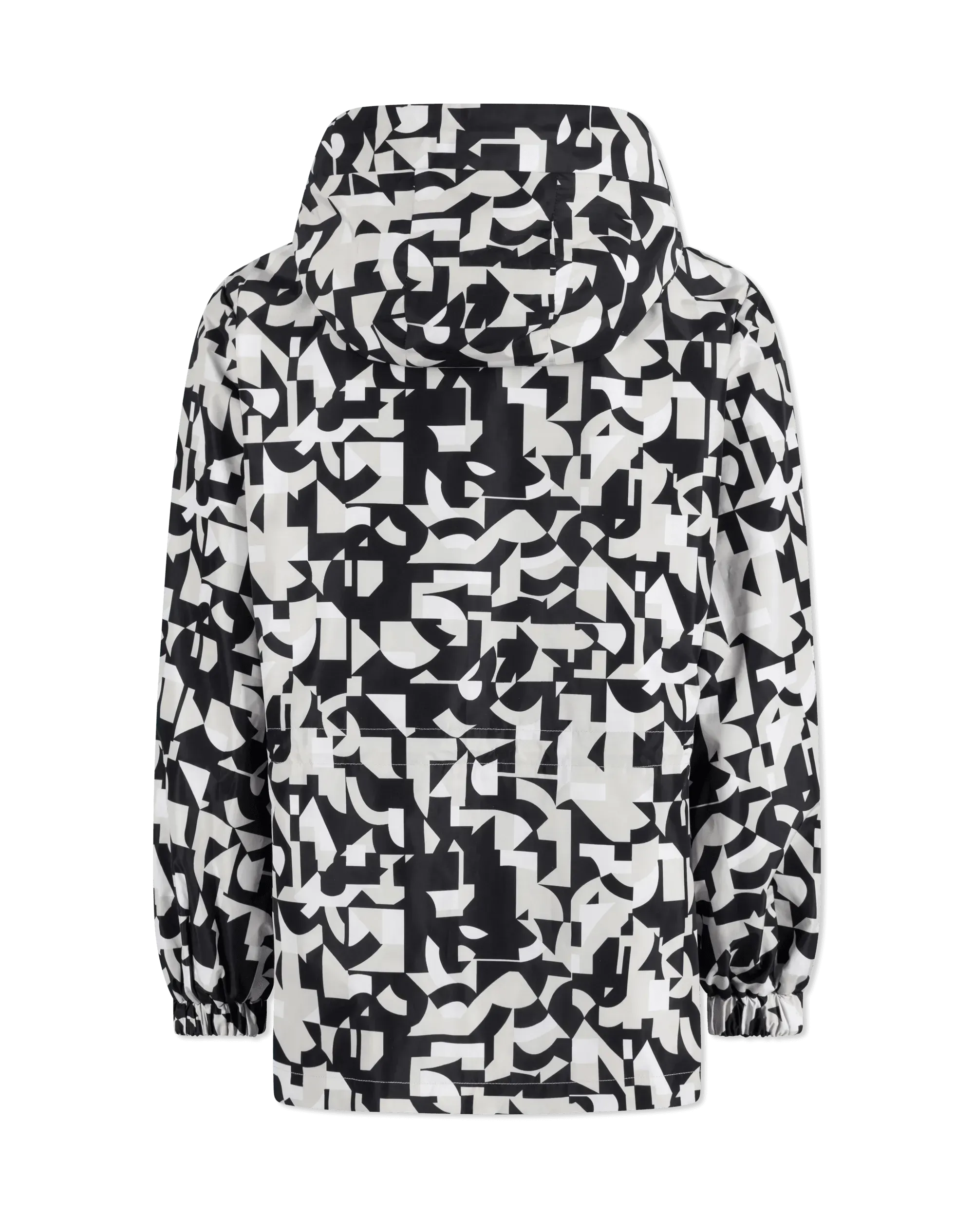 Delia Abstract Print Reversible Jacket