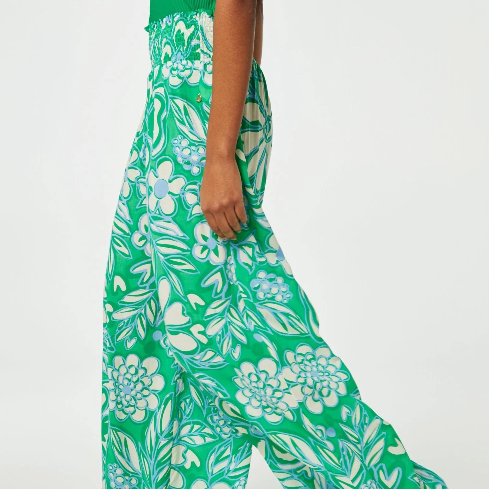 Fabienne Chapot Palapa Trousers in Green Streisand