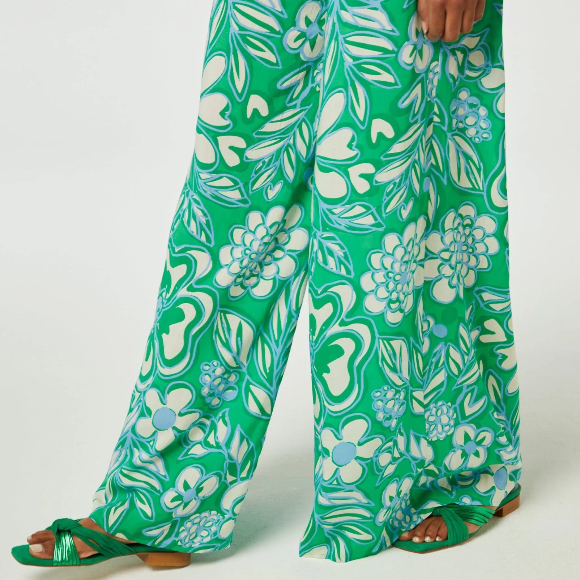 Fabienne Chapot Palapa Trousers in Green Streisand