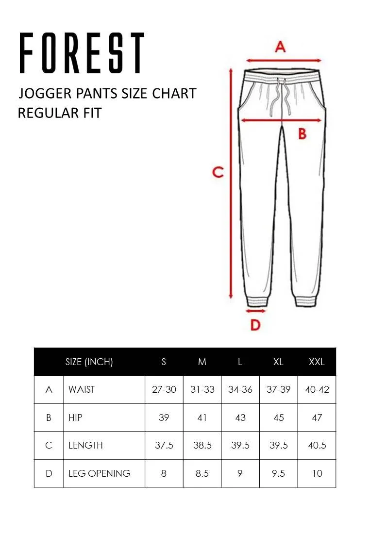 Forest Casual Jogger Pants Men Plain Joggers Sweatpants | Seluar Jogger Lelaki - 10746