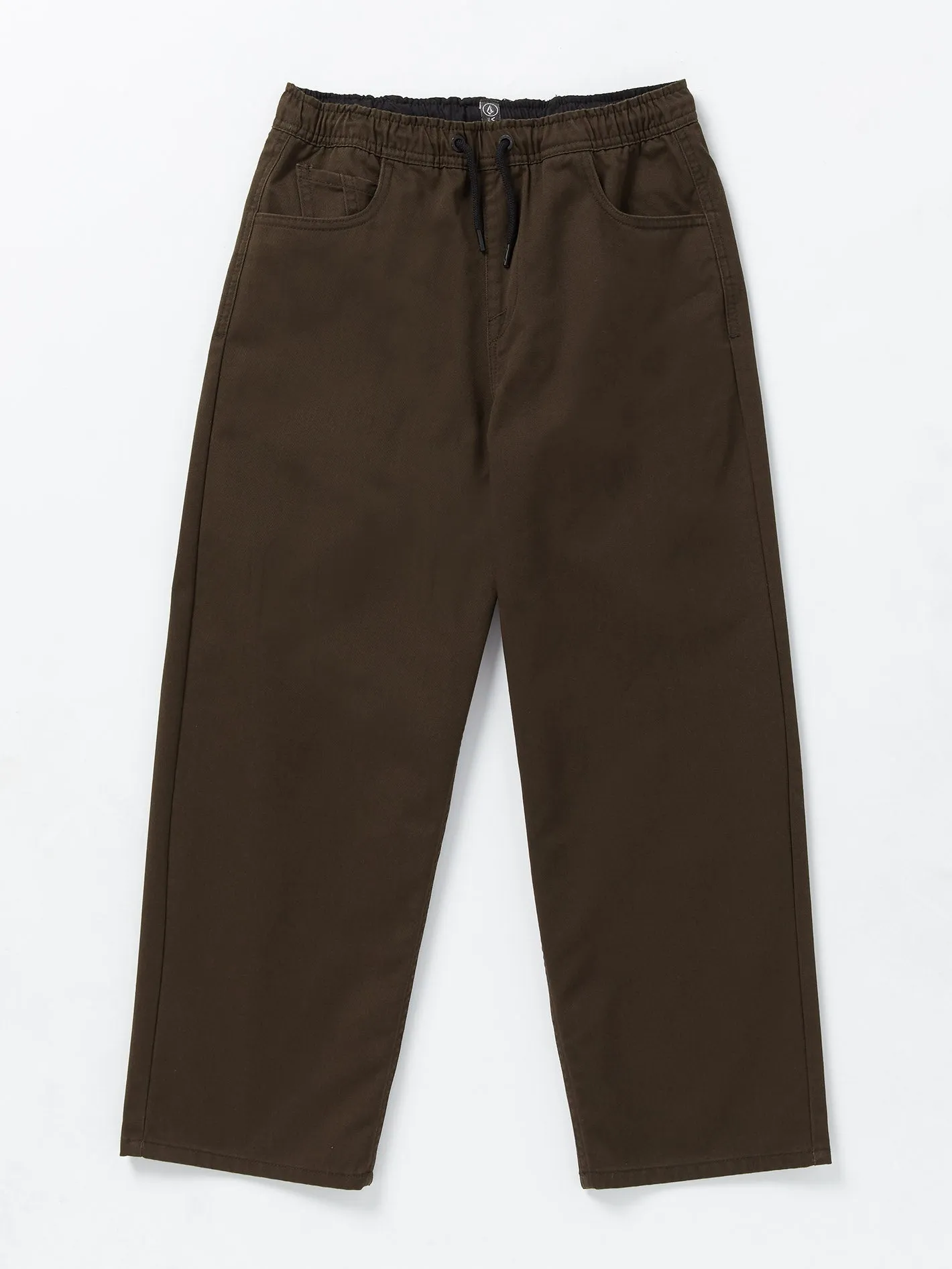 Freazy Elastic Waist Trousers - DARK BROWN - (KIDS)