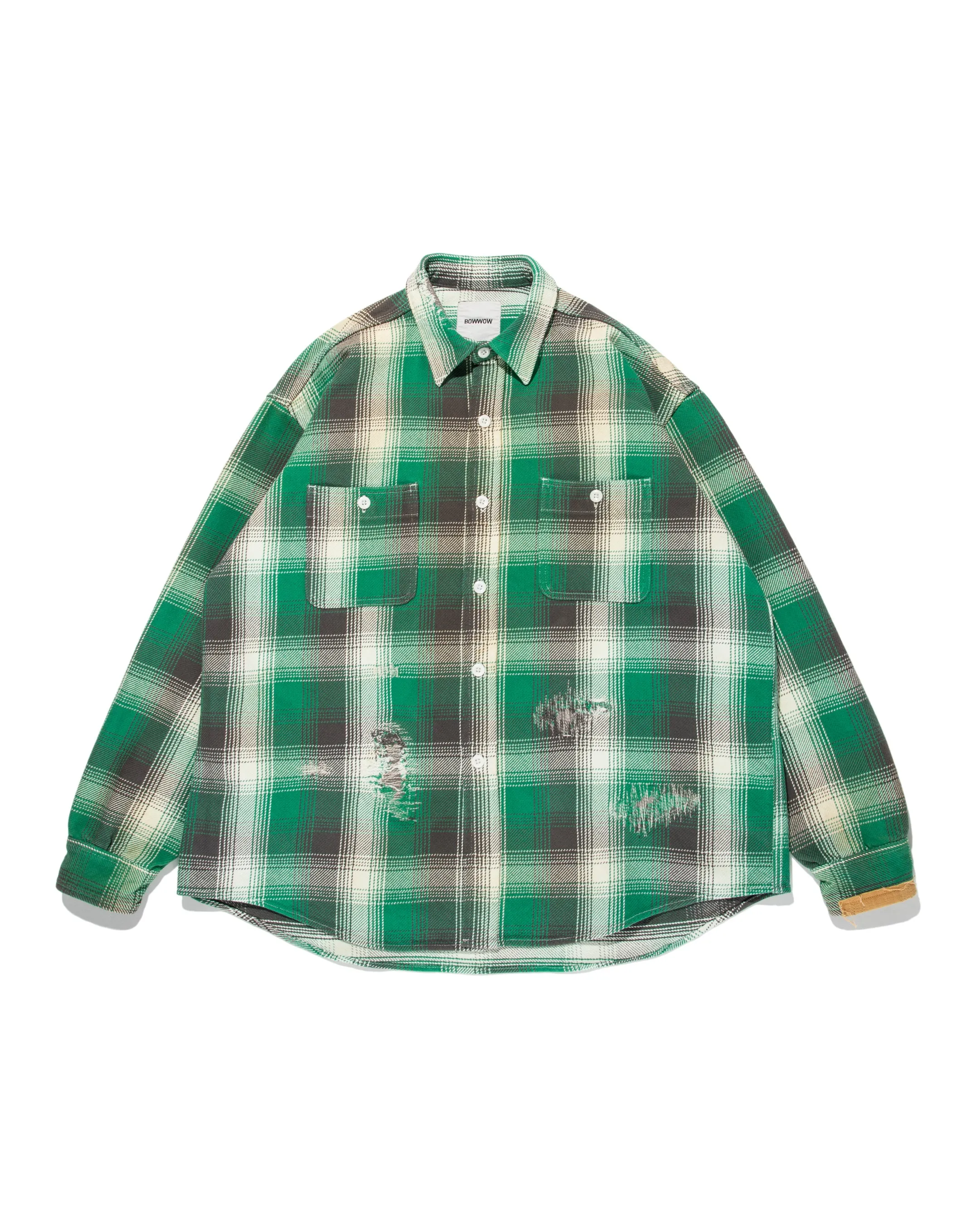 HEAVY WEIGHT FLANNEL SHIRTS AGING