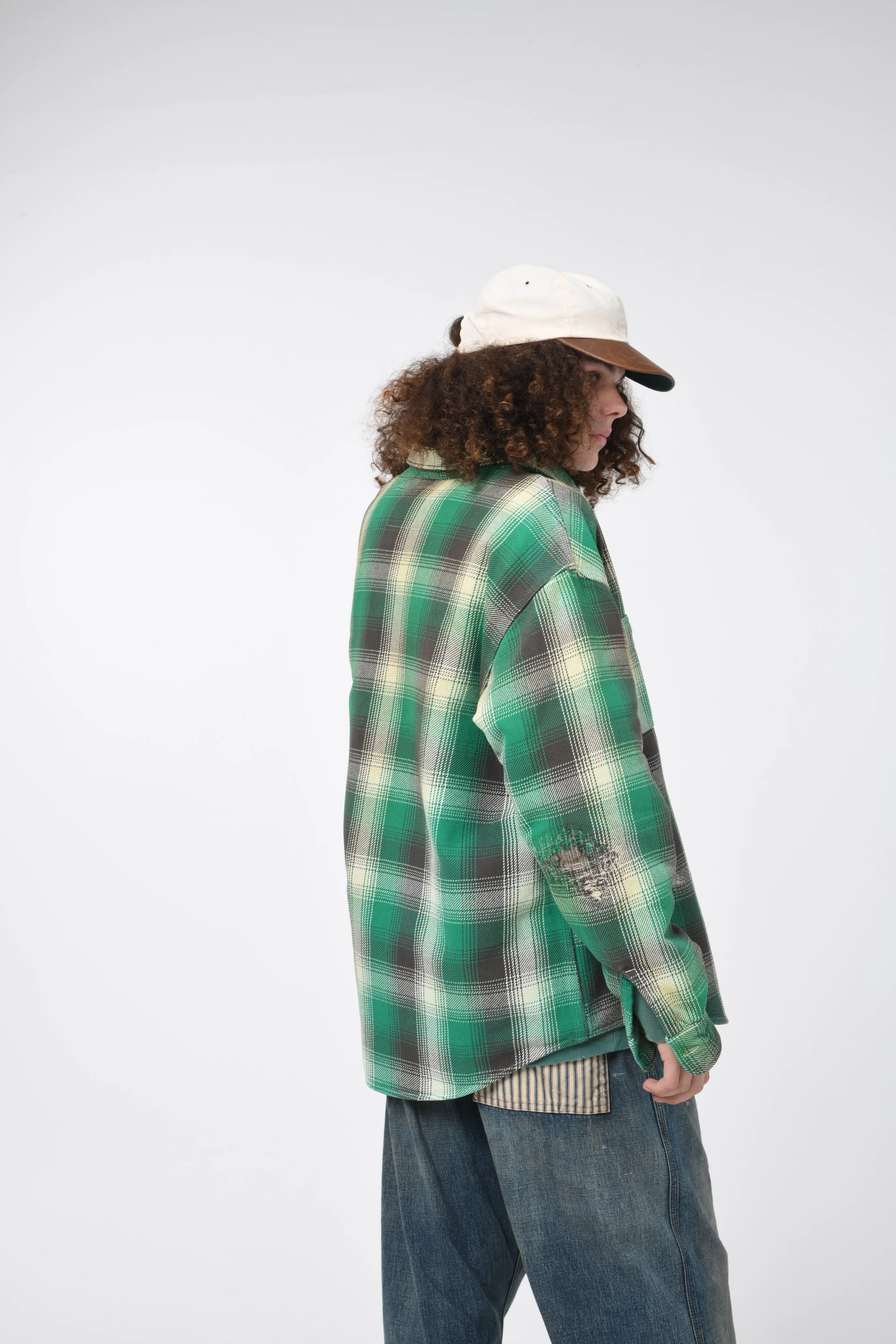 HEAVY WEIGHT FLANNEL SHIRTS AGING