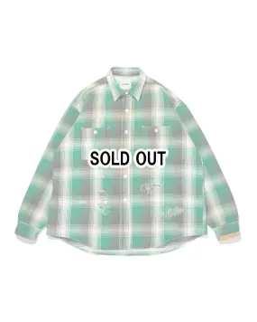 HEAVY WEIGHT FLANNEL SHIRTS AGING