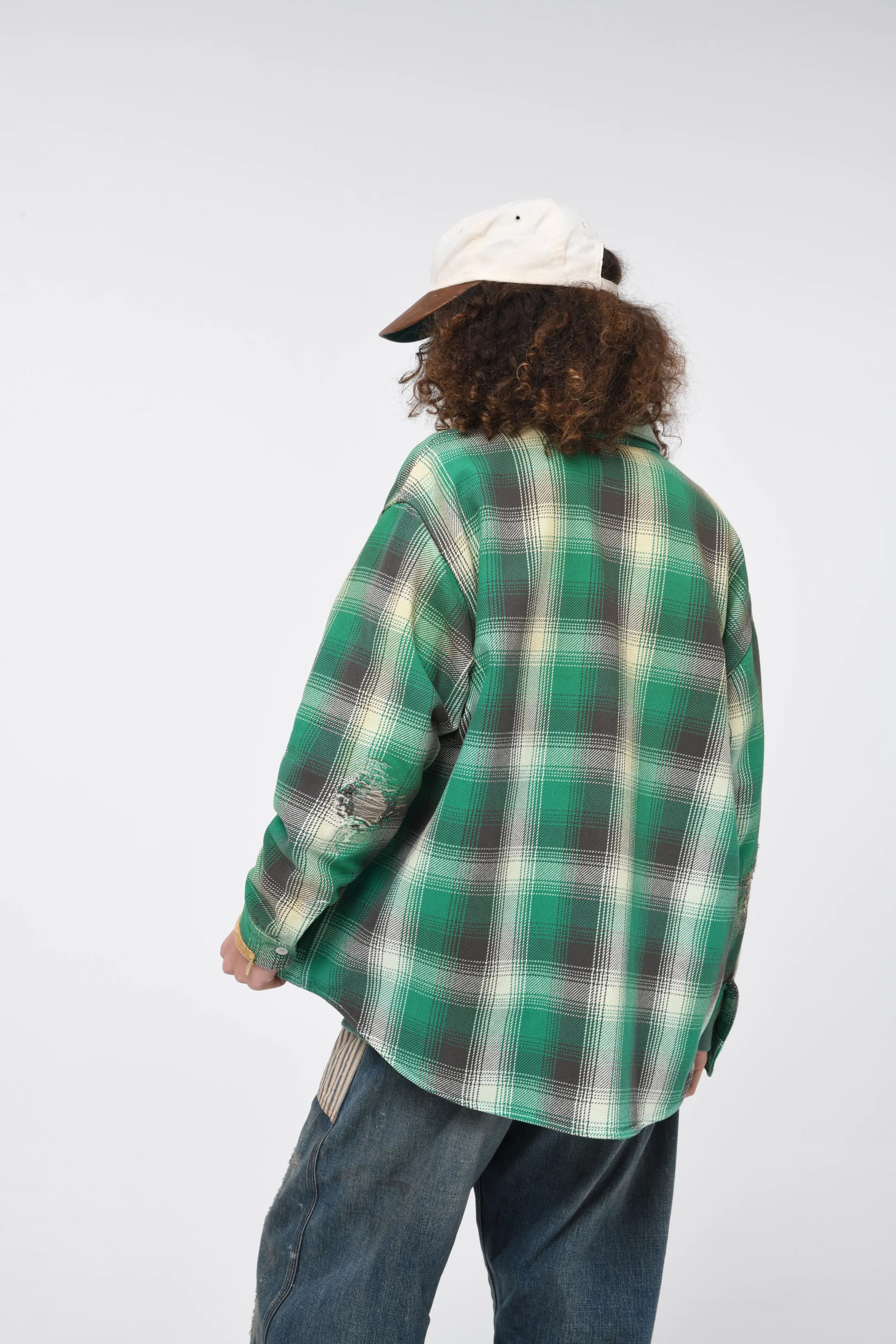 HEAVY WEIGHT FLANNEL SHIRTS AGING