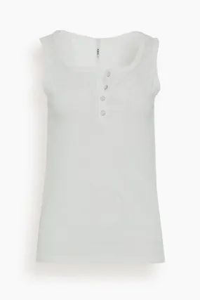 Henley Tank in Ivory