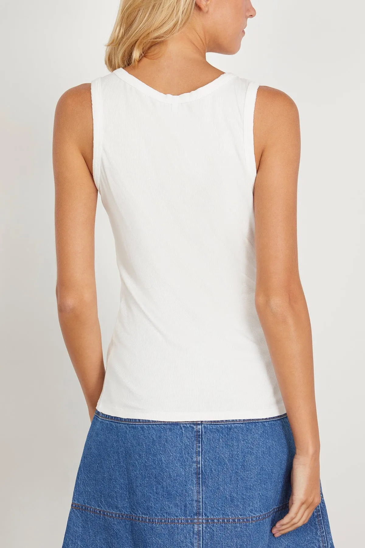 Henley Tank in Ivory