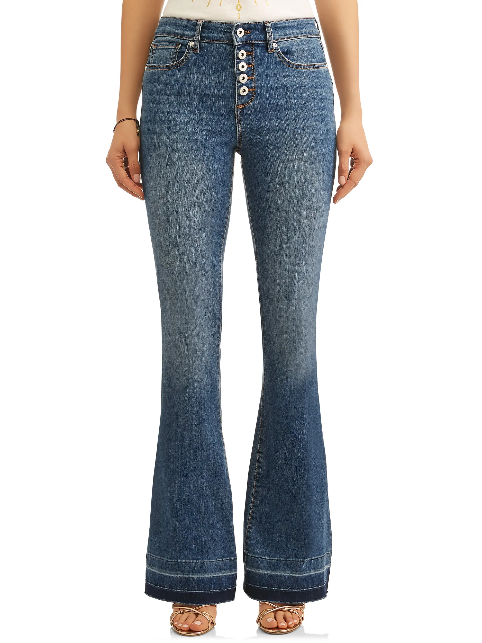 High Waist Stretch Flare Jean Women's