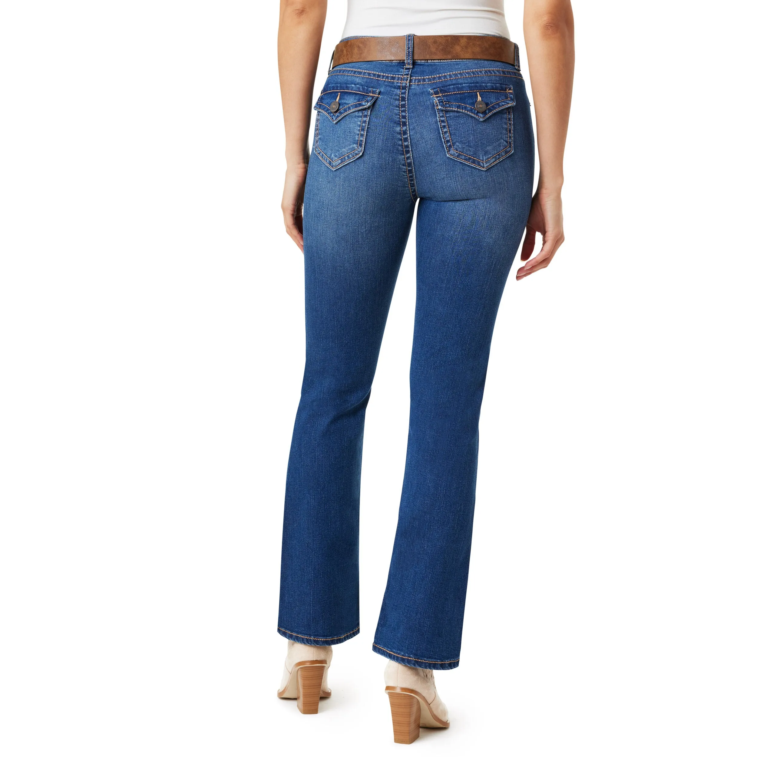 InstaSretch Feisty Curvy Low Rise Slim Flare Jeans