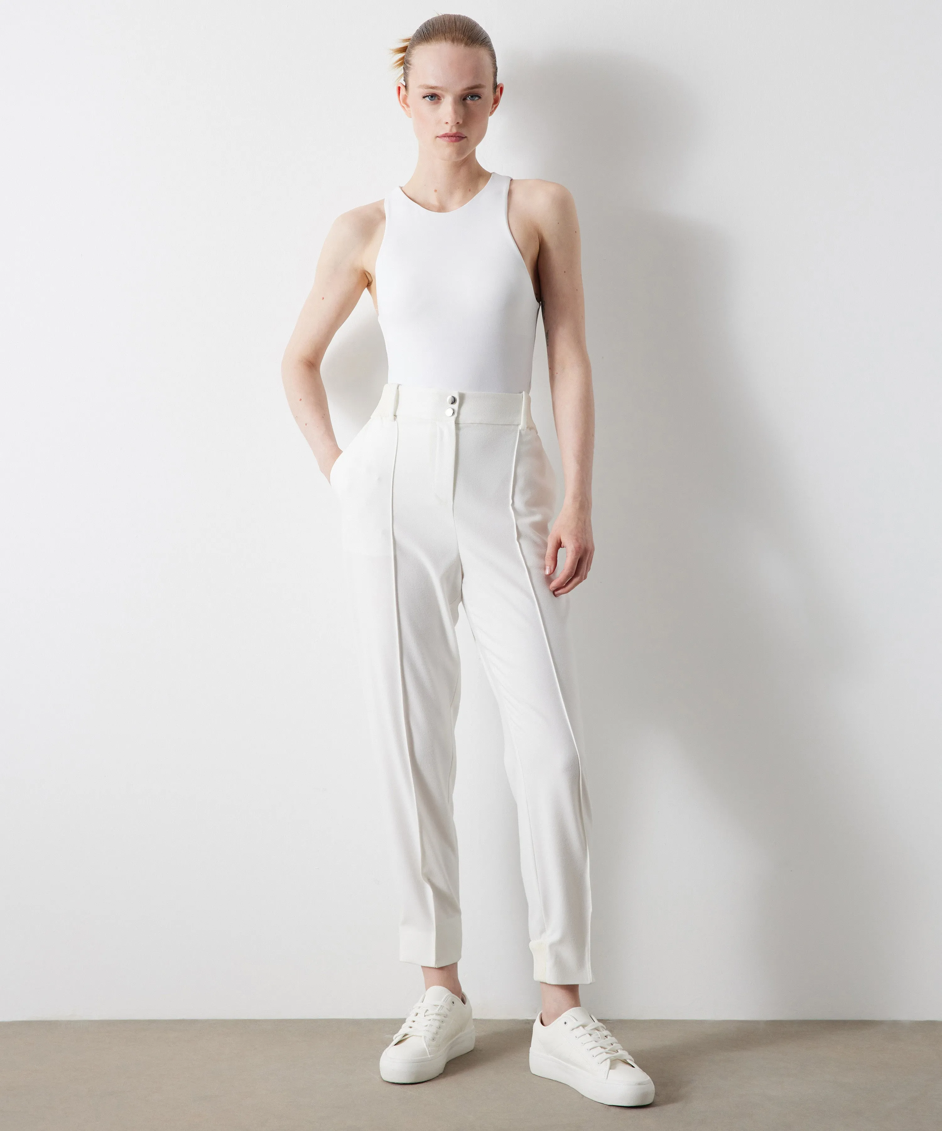 Ipekyol Elastic Waist Trousers Ecru