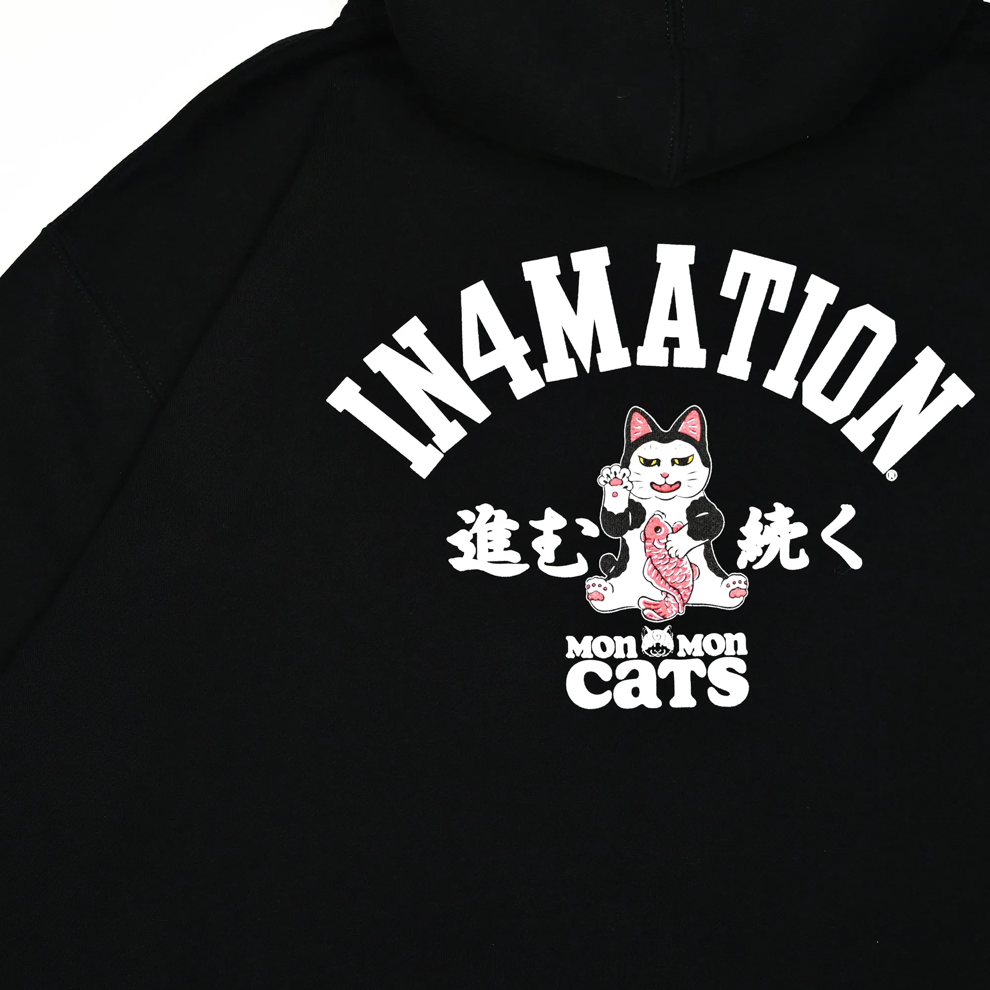 LUCKY CAT ZIP HOODIE