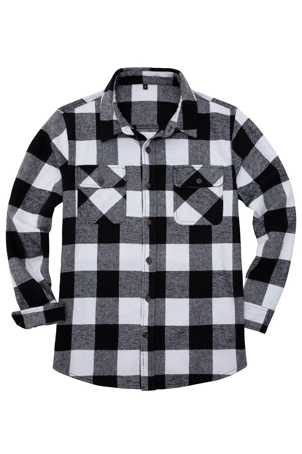 Men's Stalwart Heavyweight Flannel Shirts,10.6oz