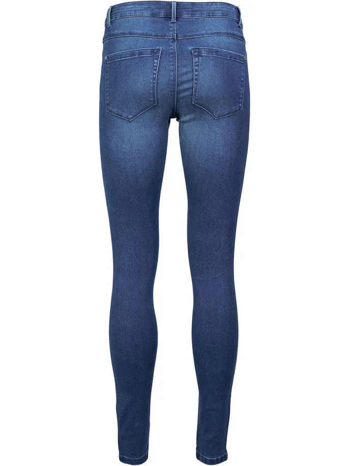 Mid Blue Denim High Waist Royal Jeans