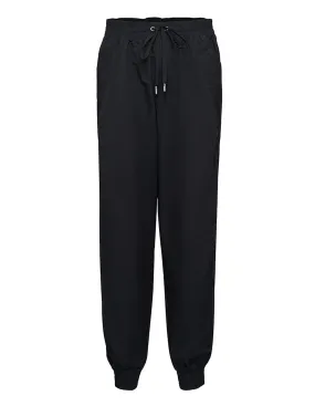 Nylon Pull On Tie Waist Side Stitch Jogger