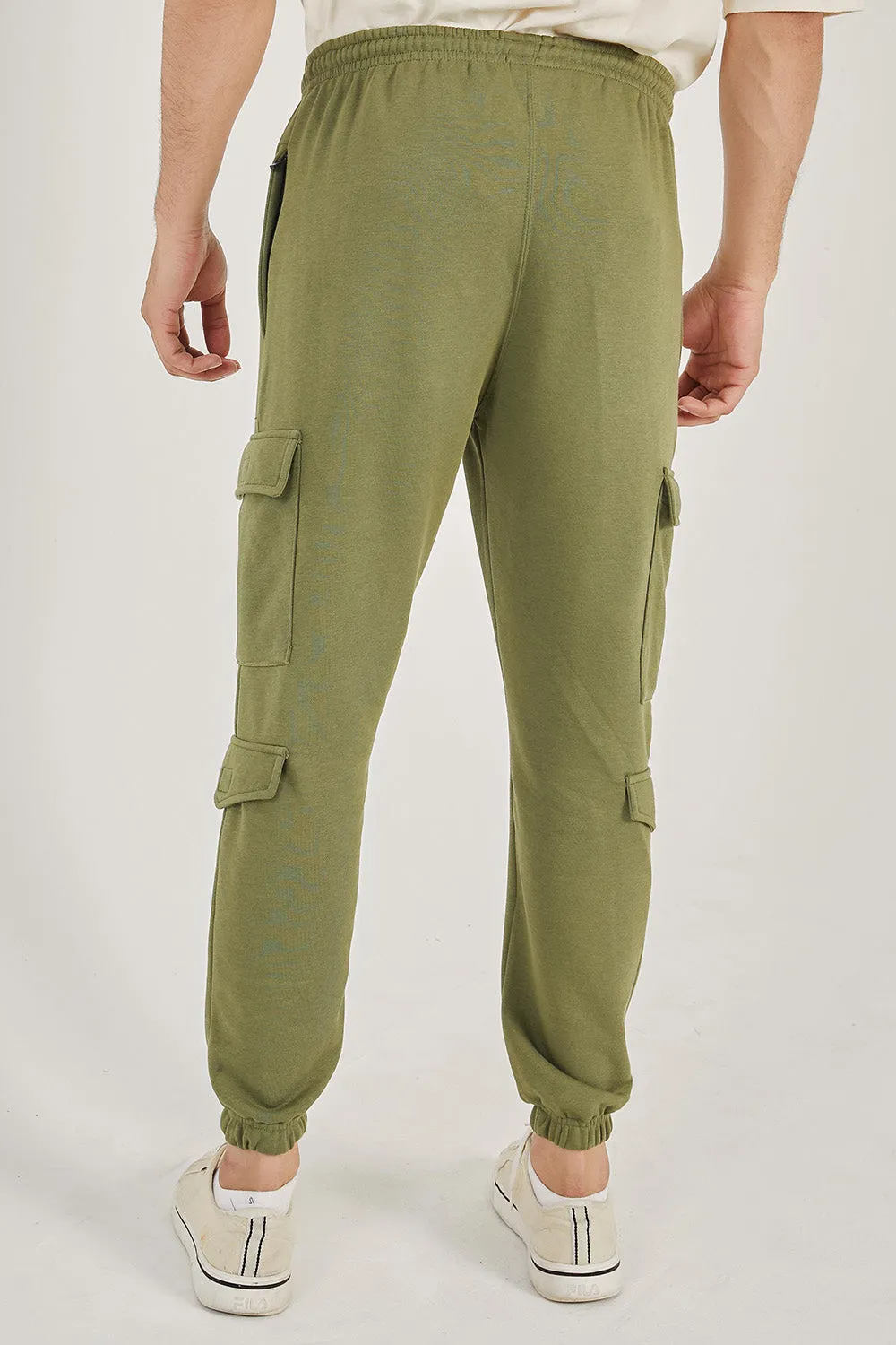 Olive Cargo Trousers