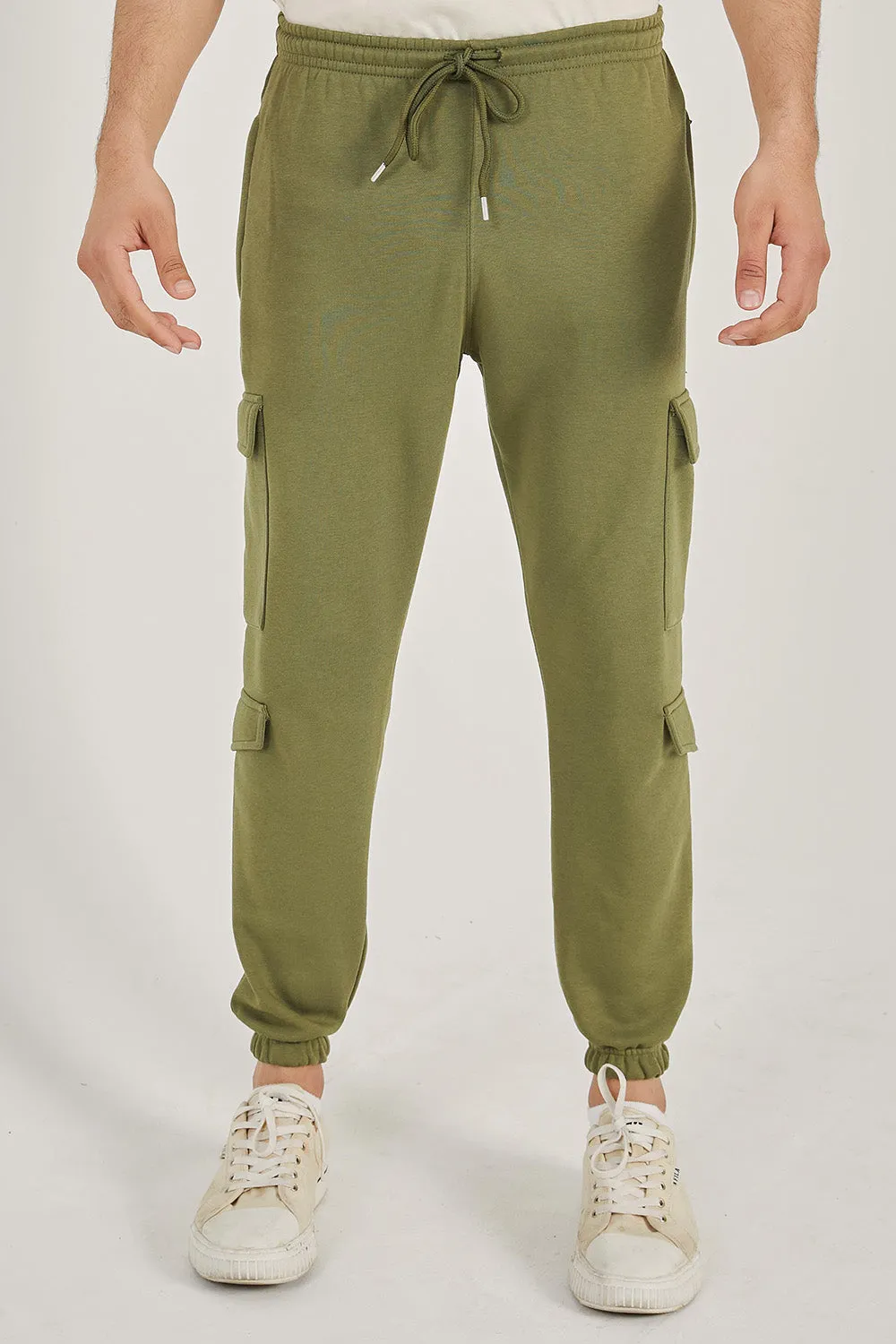 Olive Cargo Trousers