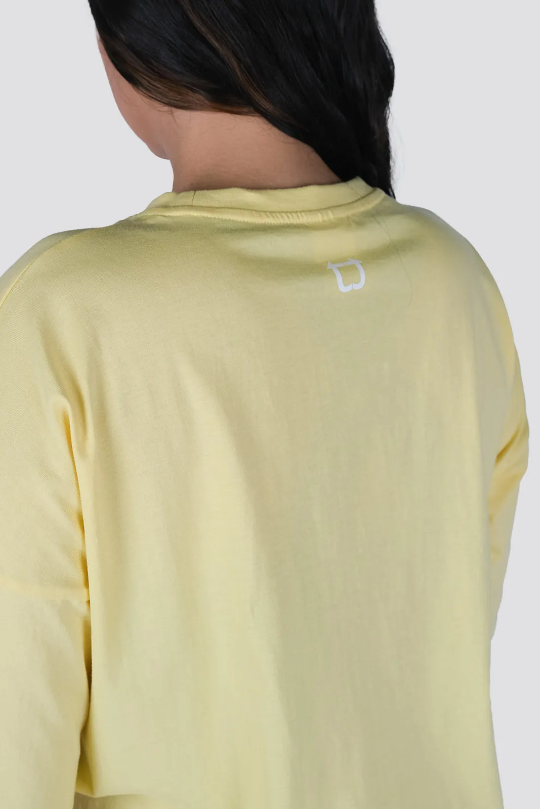 Placid Oversized T-Shirt - Yellow