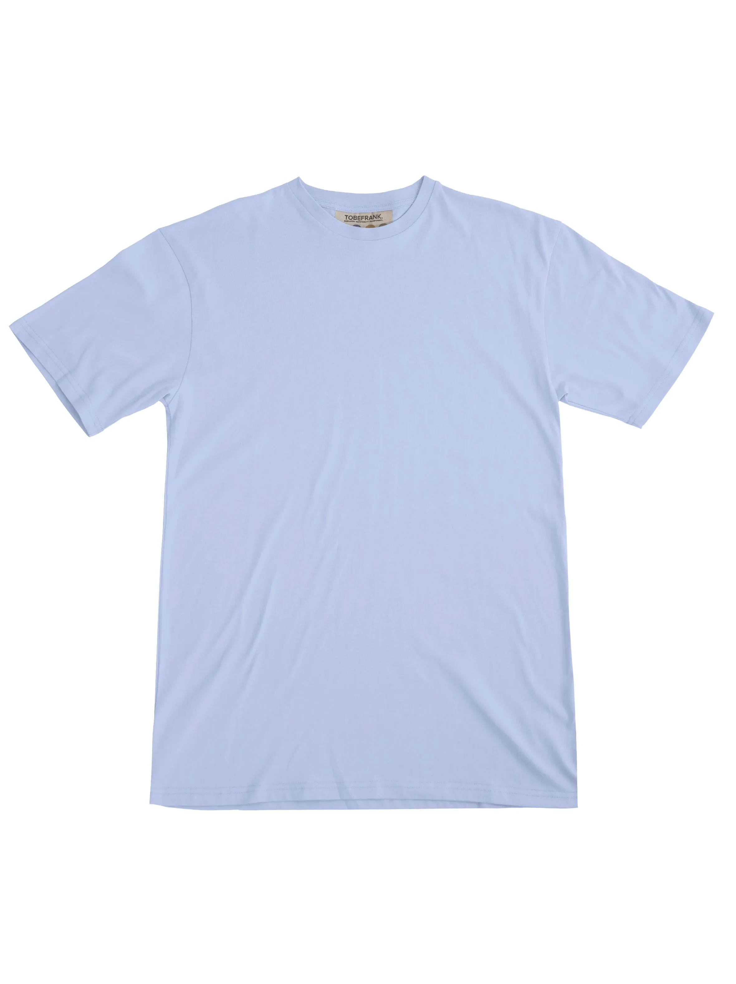 Plant Dyed Organic Oversized Tee in Sky Blue