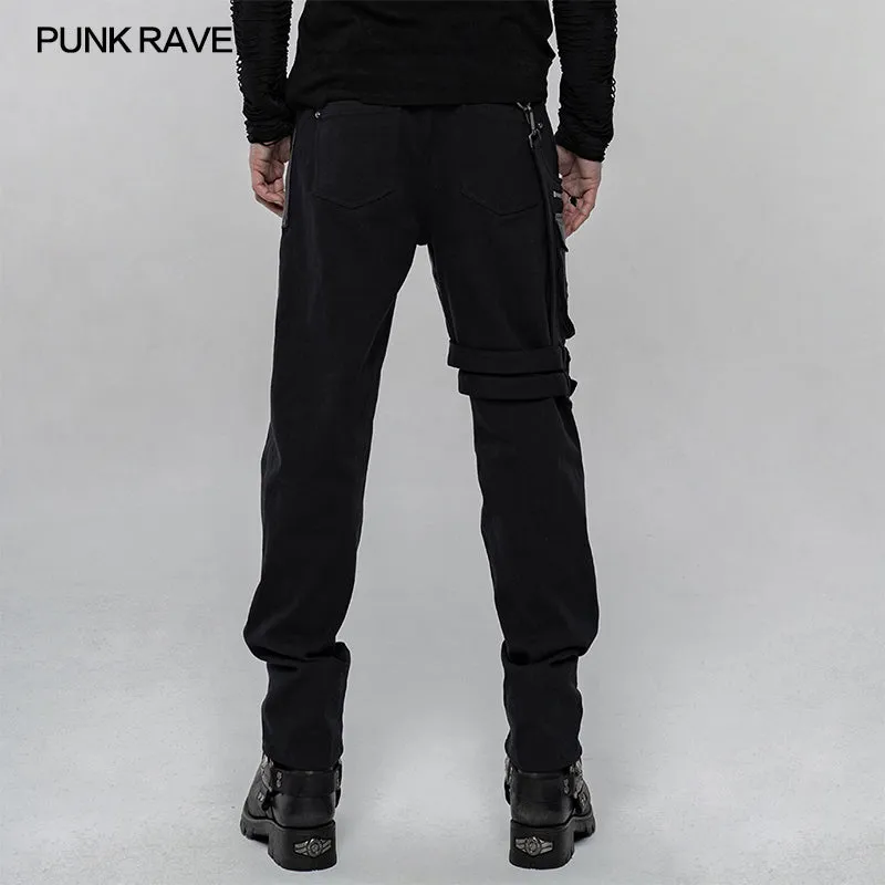 Punk Personality Elastic Trousers