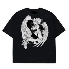 "AKI ANGEL" OVERSIZED TEE