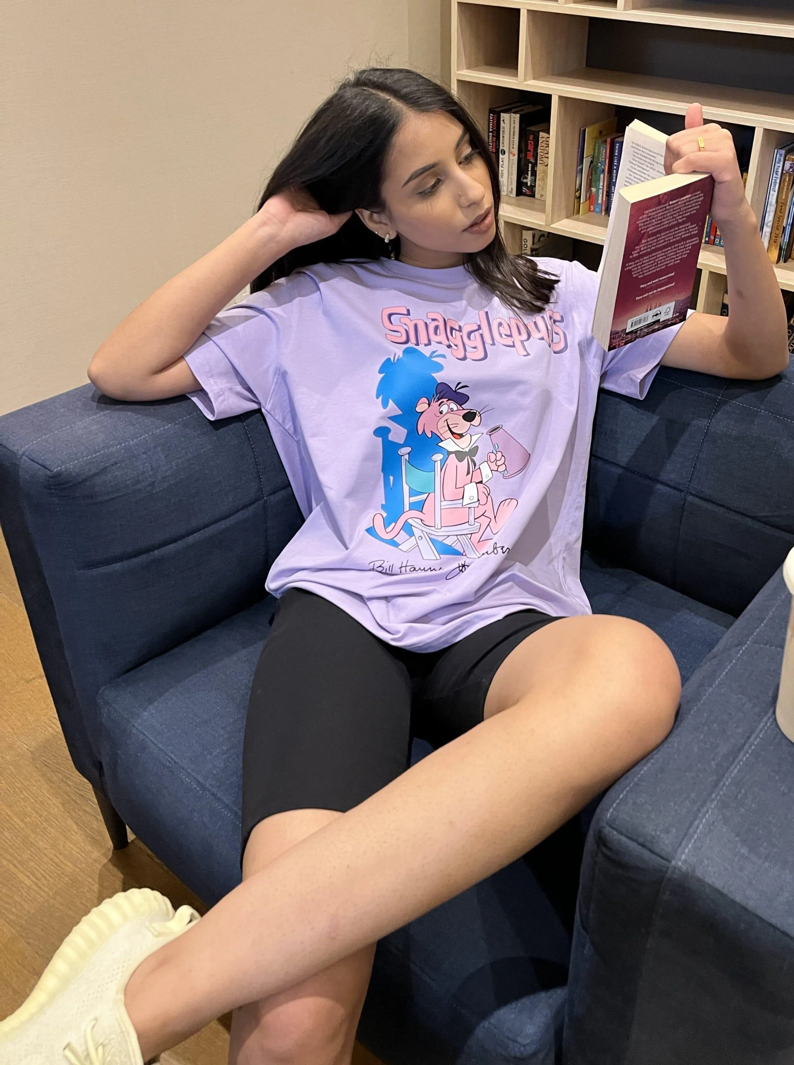 Snagglepuss : Burger Bae Oversized  Tee For Men and Women