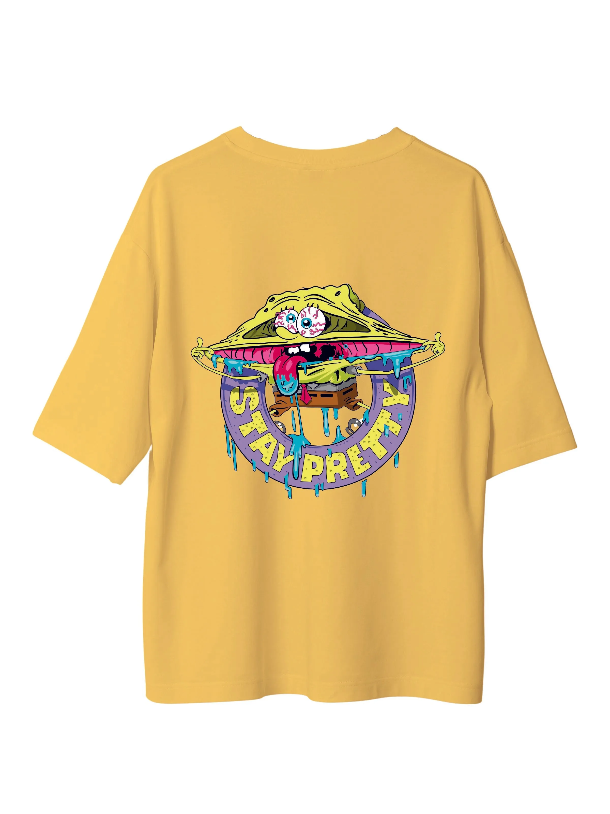 SpongeBob Stay Pretty : Burger Bae Oversized  Tee For Men and Women