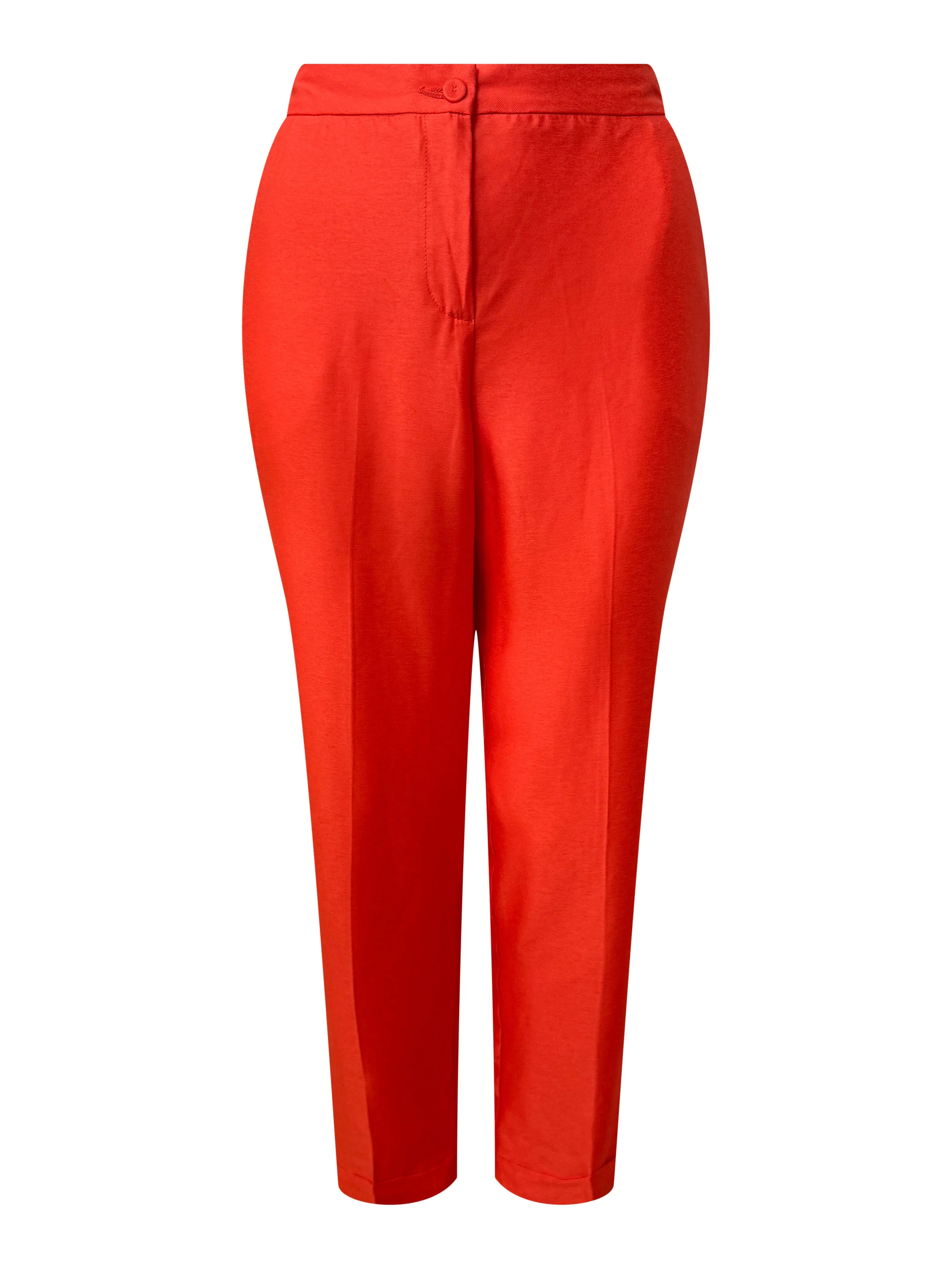 Tangerine Elastic Back Trousers