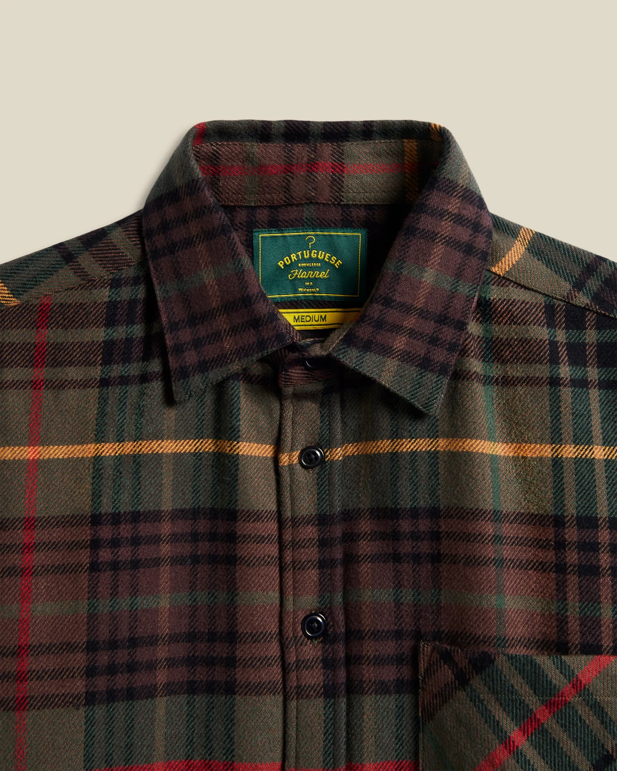 Tip Flannel Shirt - Forest Oversized Plaid