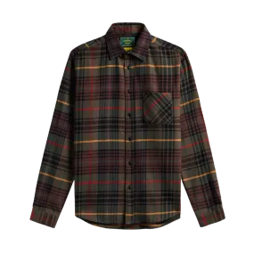 Tip Flannel Shirt - Forest Oversized Plaid