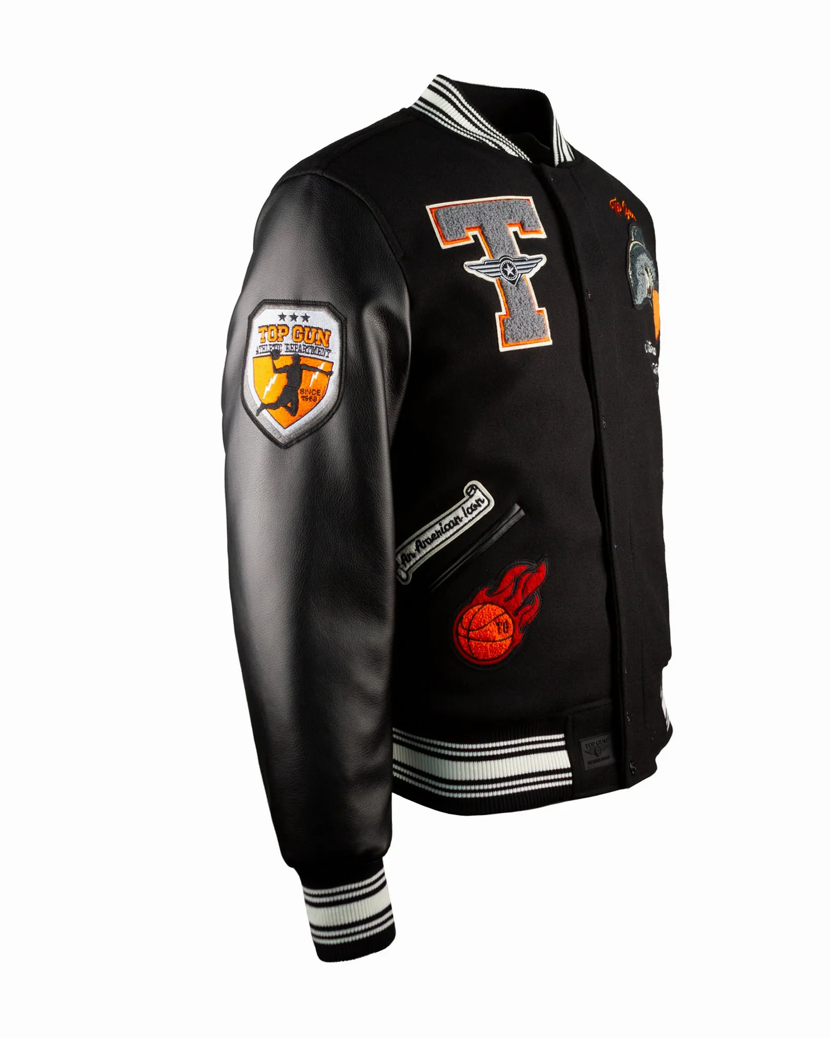 TOP GUN® "SHARK" VARSITY JACKET