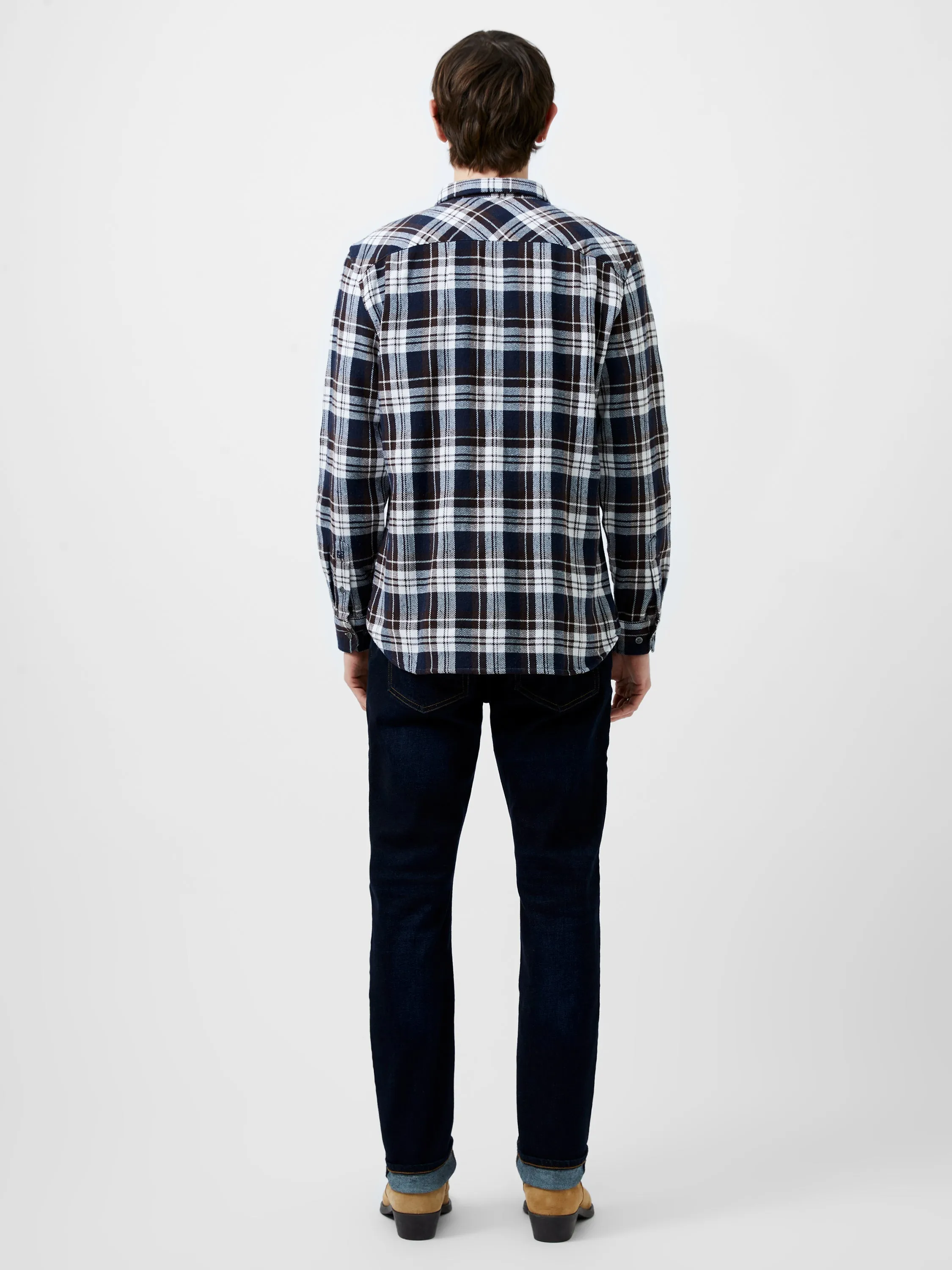 Unbrushed Flannel Check Shirt