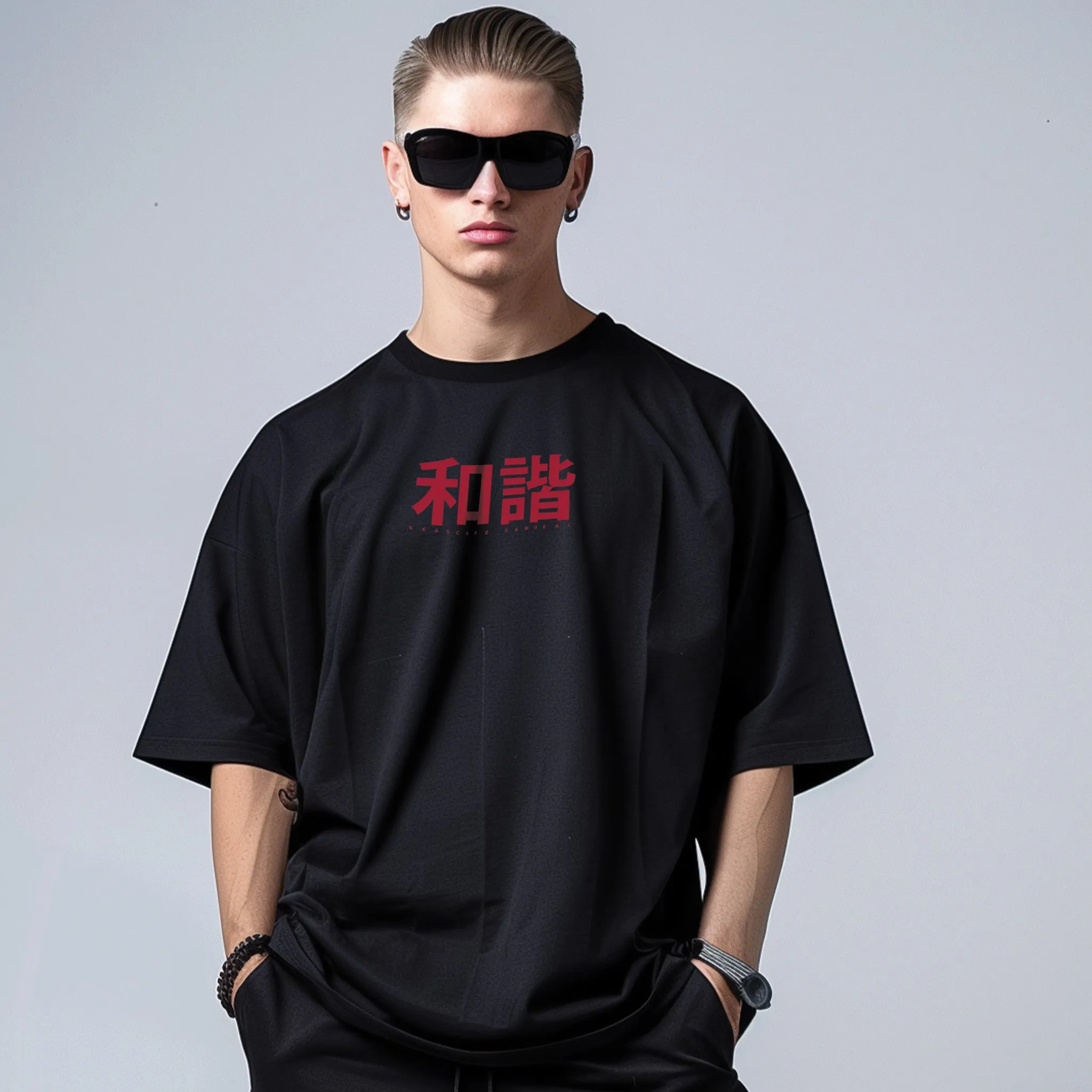 Unisex Rising Ronin Oversized Graphic Tees