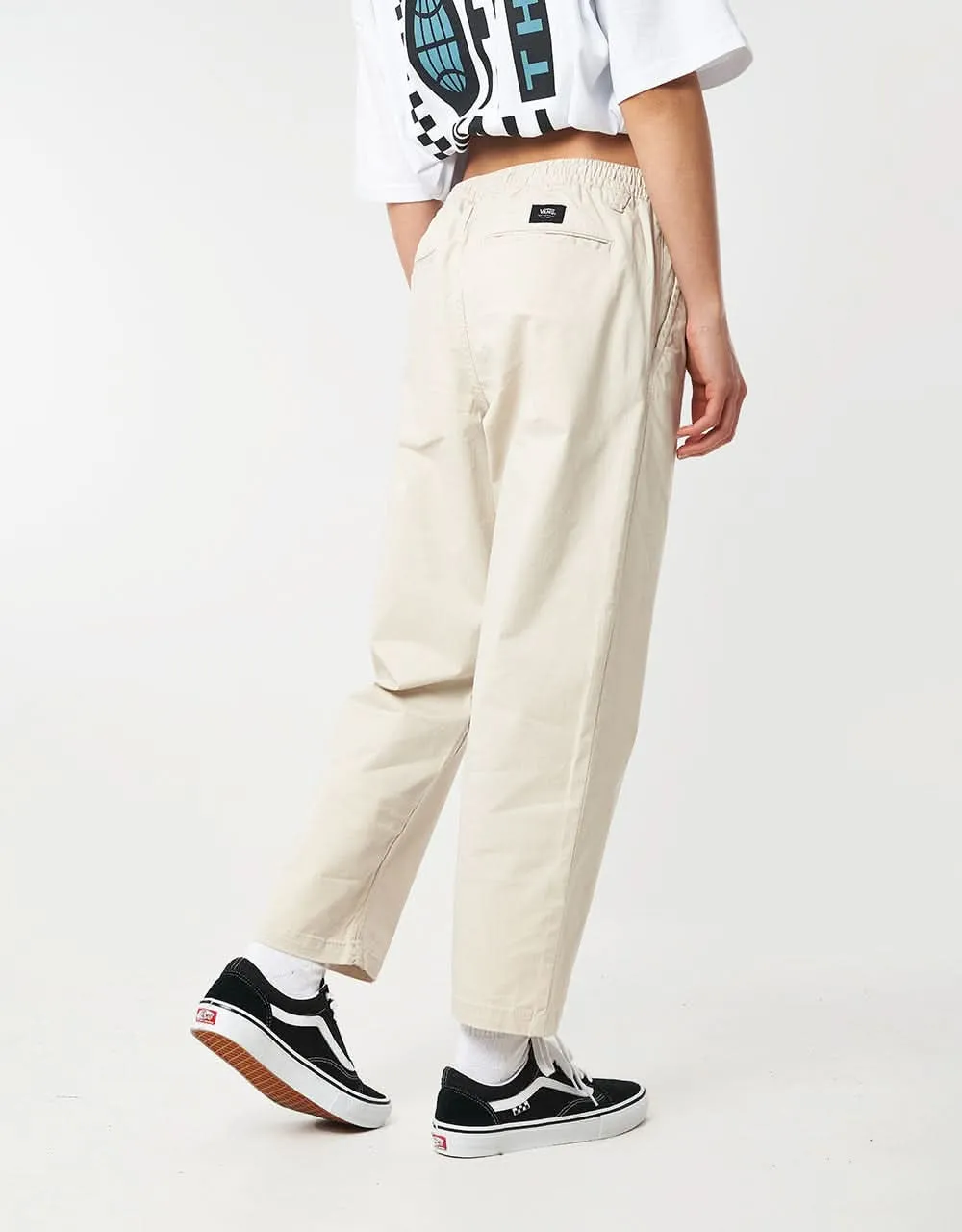 Vans Range Loose Cropped Elastic Pant - Oatmeal