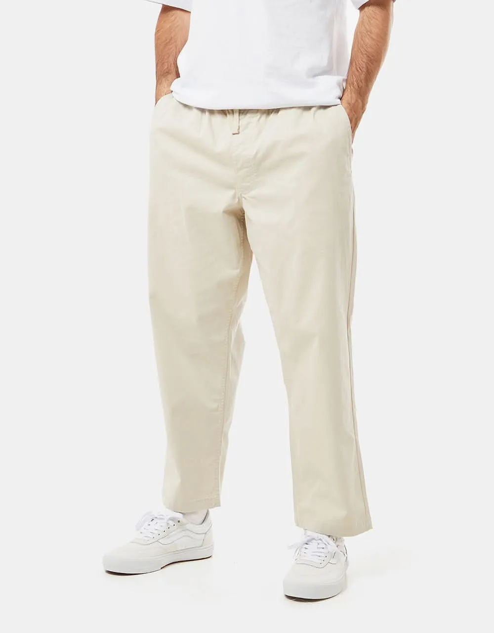 Vans Range Loose Cropped Elastic Pant - Oatmeal