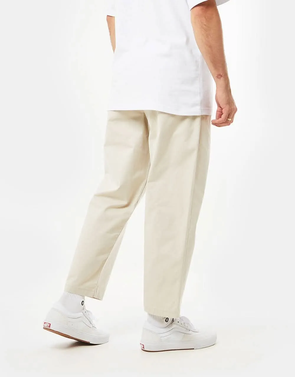 Vans Range Loose Cropped Elastic Pant - Oatmeal