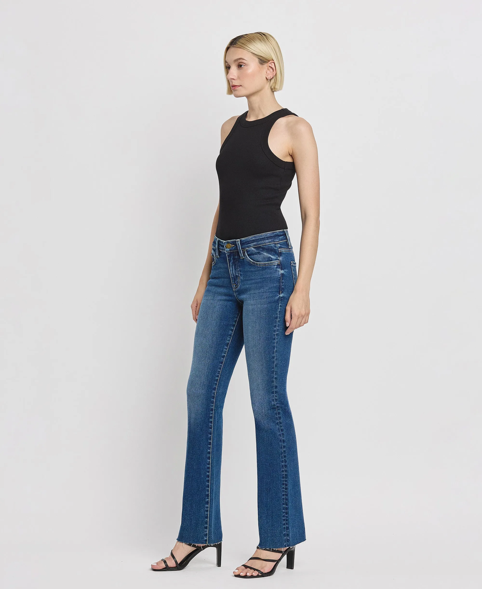 Vigilant - Mid Rise Slim Bootcut jeans