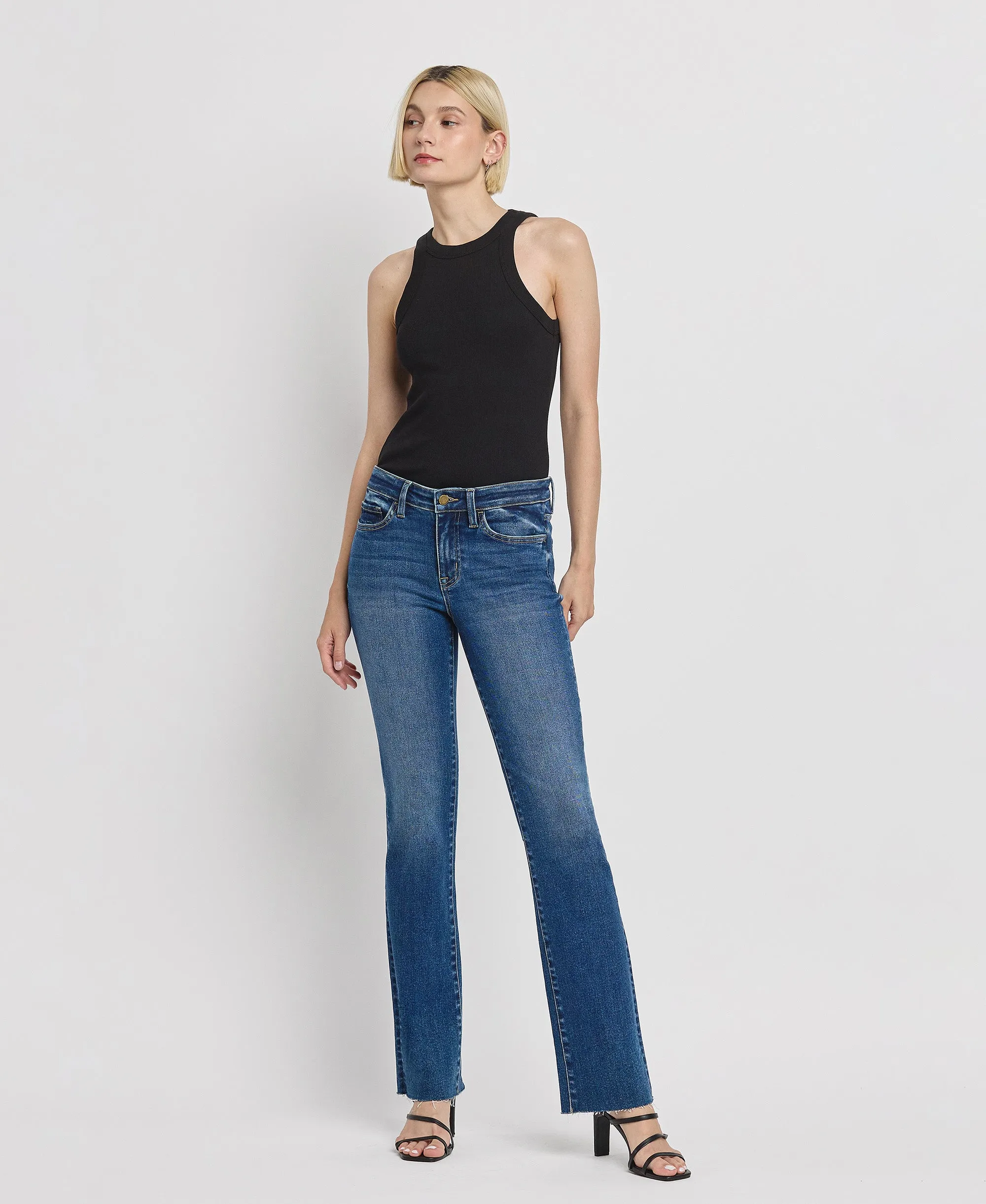 Vigilant - Mid Rise Slim Bootcut jeans