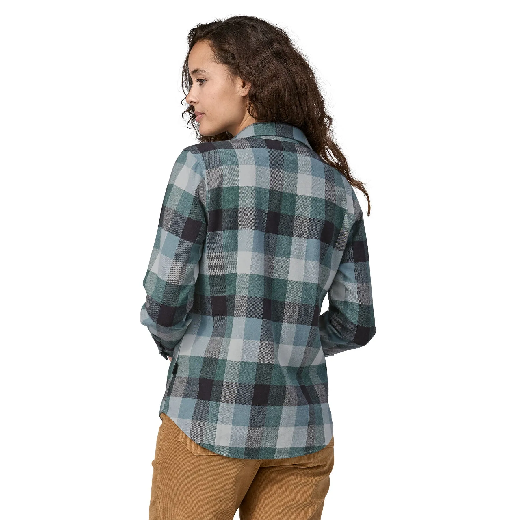 Womens Long-Sleeved Organic Cotton Midweight Fjord Flannel Shirt